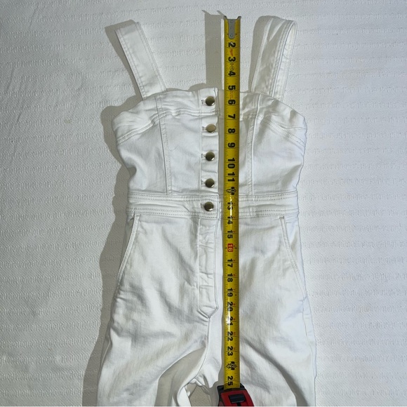 Anthropologie Maeve The Colette Portside Jumpsuit Womens Size 0 Petite Jumper - Picture 10 of 11